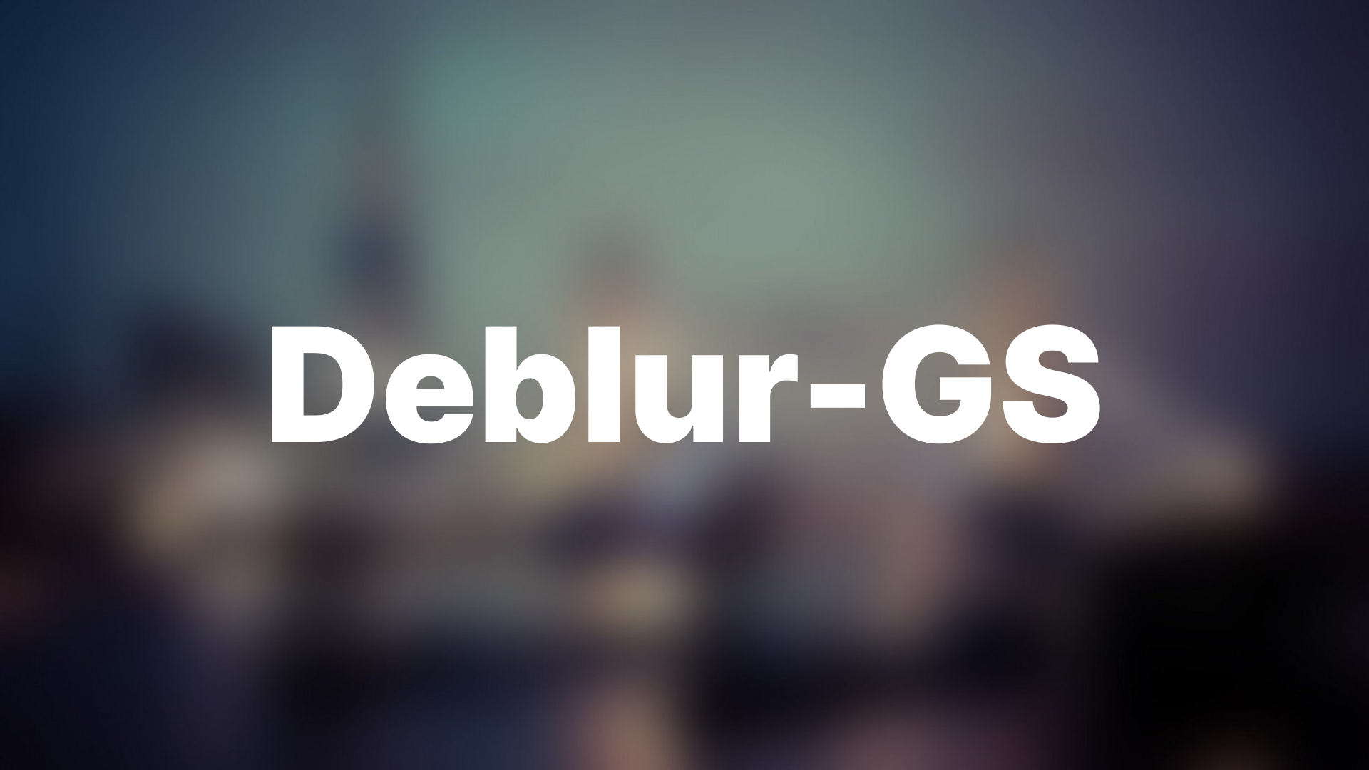 Deblur-GS
